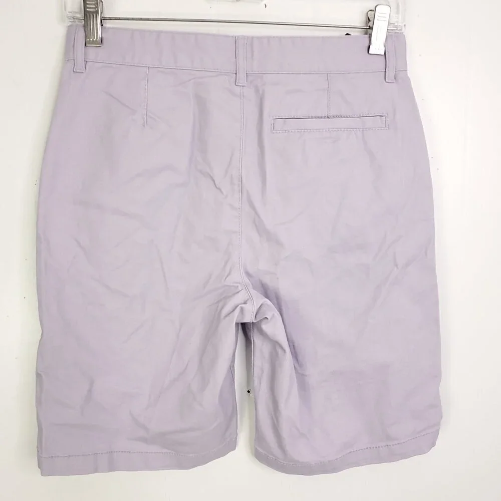 Old Navy Shorts Boys Size 14 Violet Flat Front Casual Easter New Twi Wood